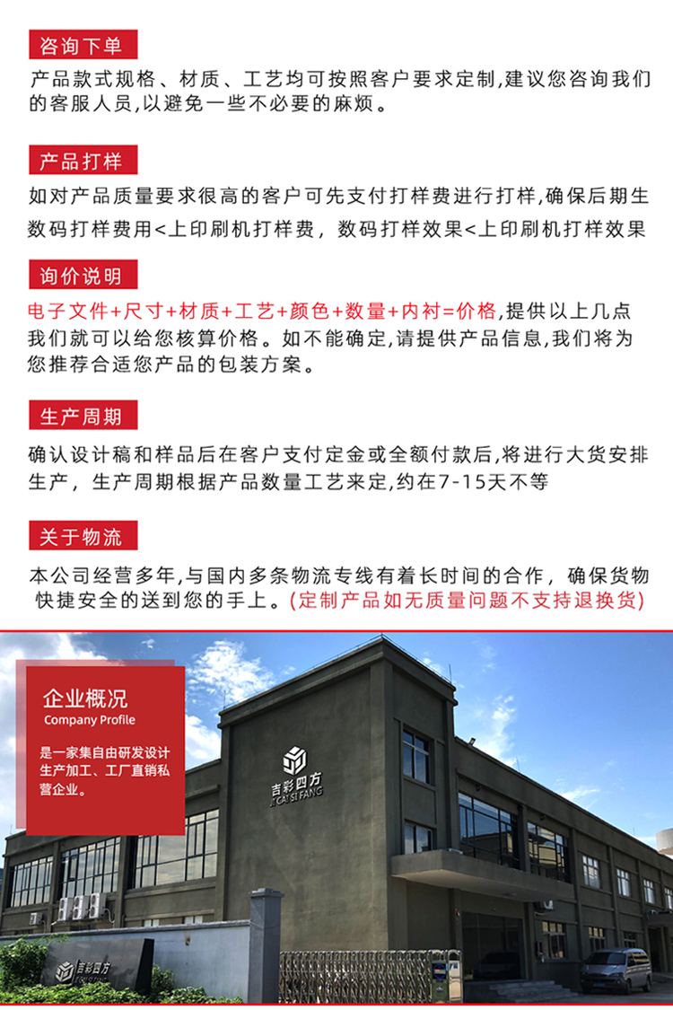 茶葉禮品盒企業讀物流程