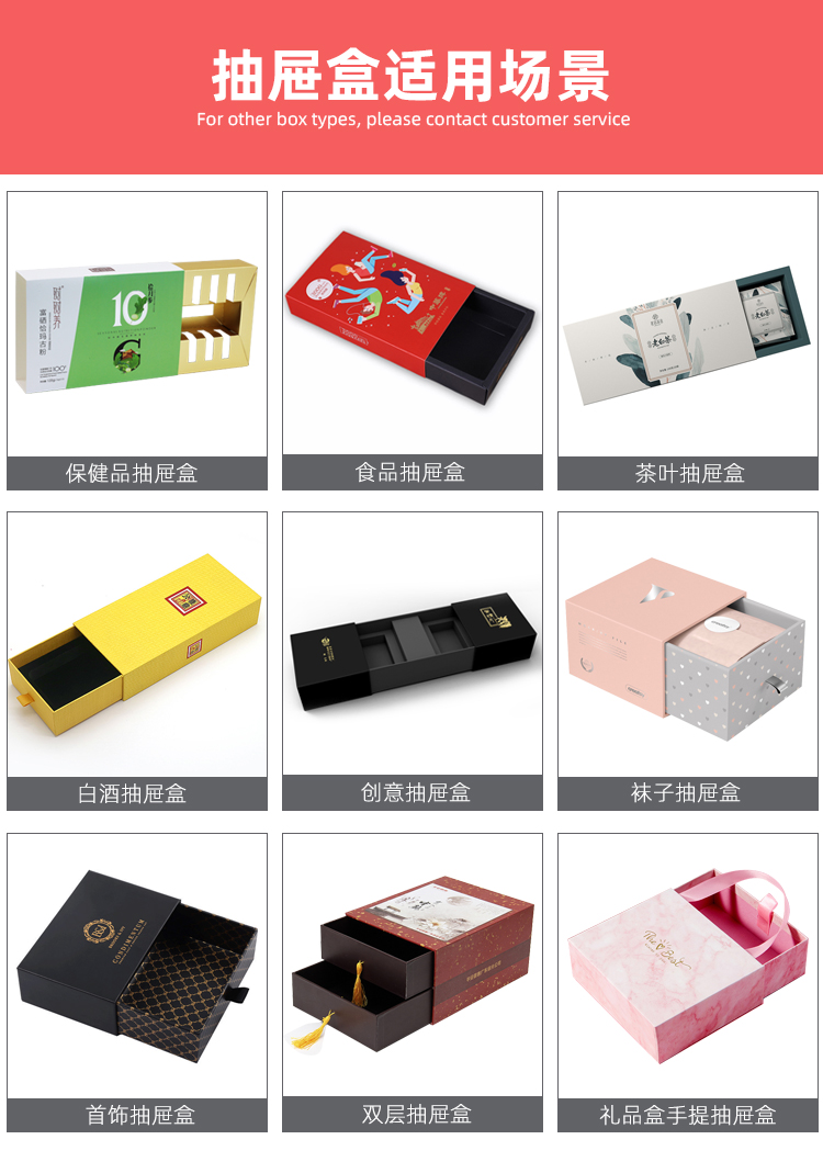 香水抽拉式禮品盒 適用場景