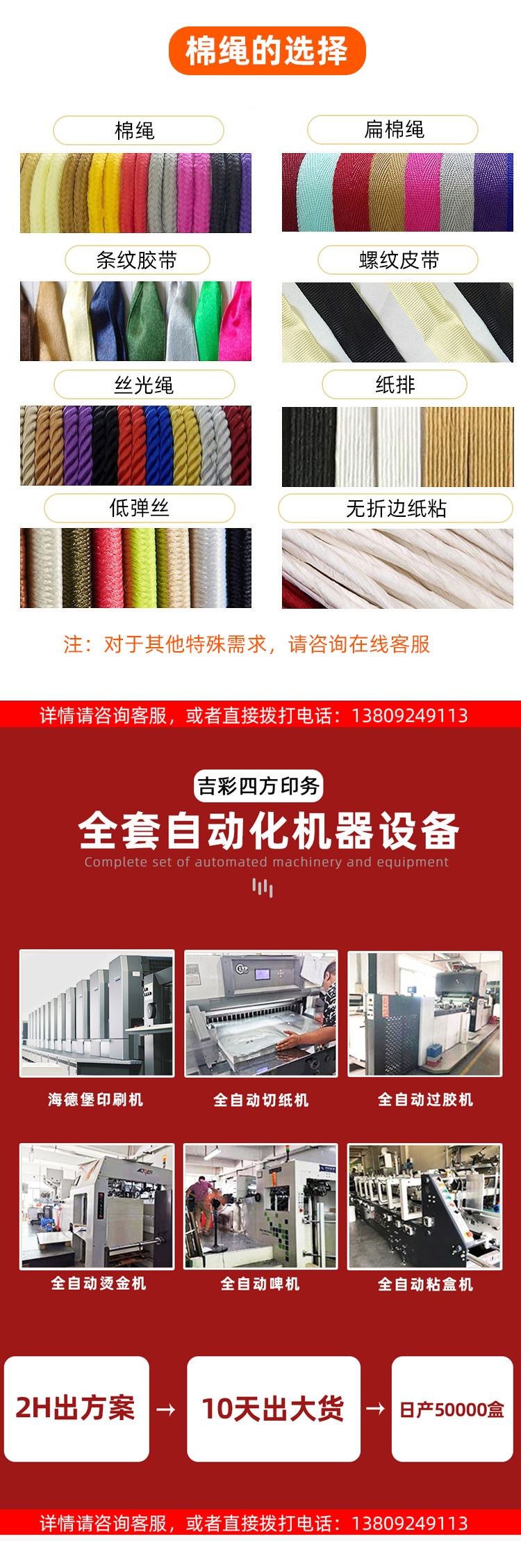 手提袋包裝 材質以及設備