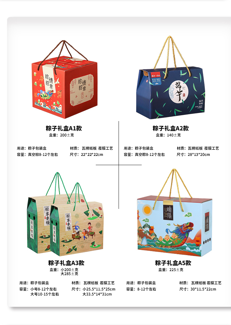 粽子禮盒包裝 產品展示