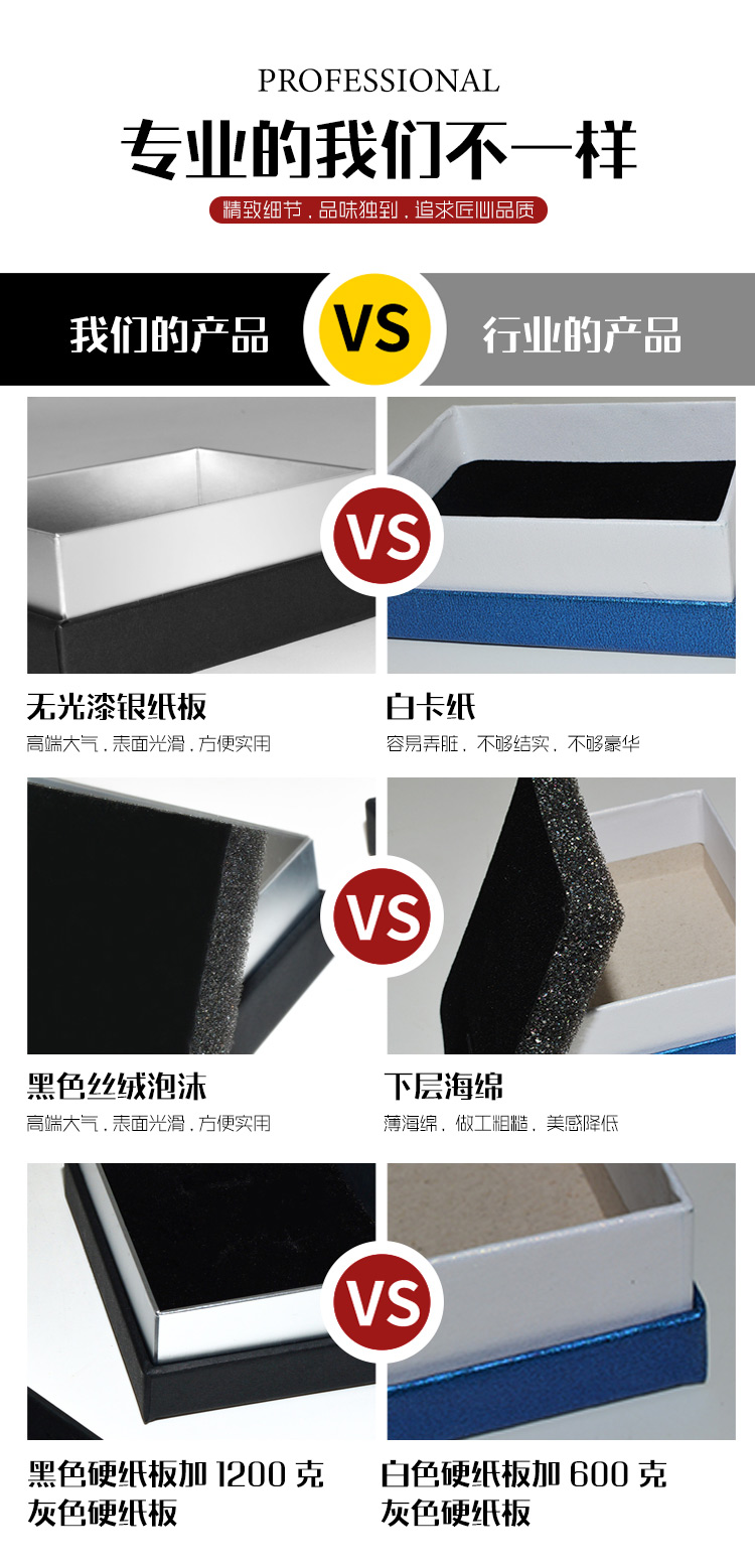 飾品盒包材生產定制對比圖