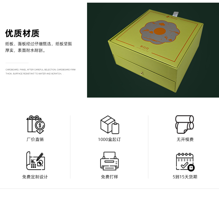 月餅盒包裝設計盒子細節